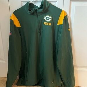 NFL Green and Yellow Packers Windbreaker